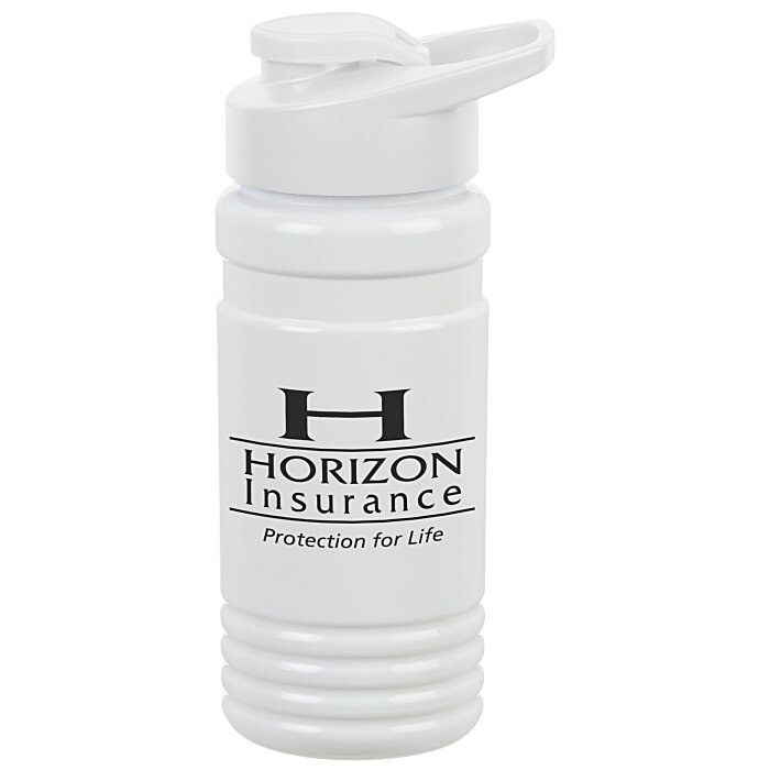 Custom Big Grip Bottle with Flip Carry Lid - 20 oz