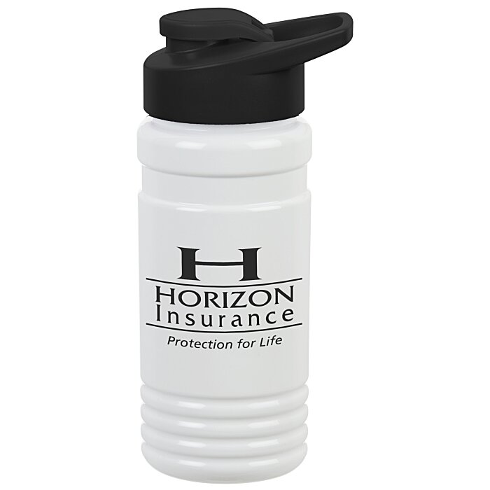 Custom Big Grip Bottle with Flip Carry Lid - 20 oz