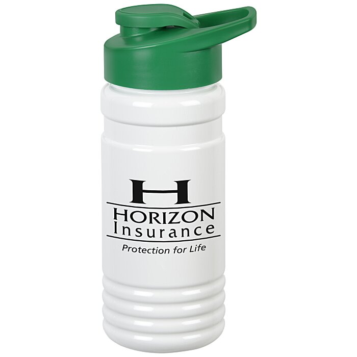 Custom Big Grip Bottle with Flip Carry Lid - 20 oz