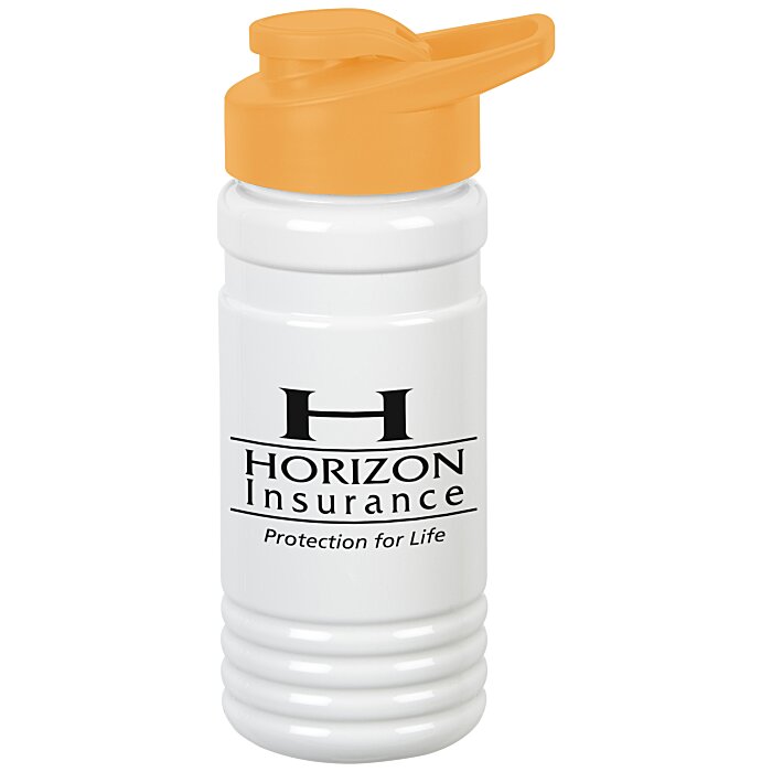 Custom Big Grip Bottle with Flip Carry Lid - 20 oz