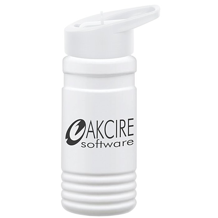 Custom Big Grip Bottle with Flip Straw Lid - 20 oz