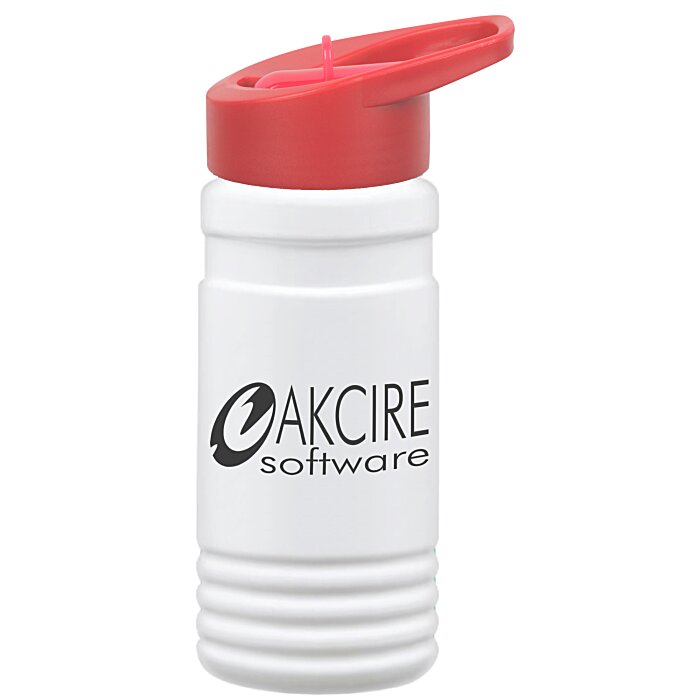 Custom Big Grip Bottle with Flip Straw Lid - 20 oz