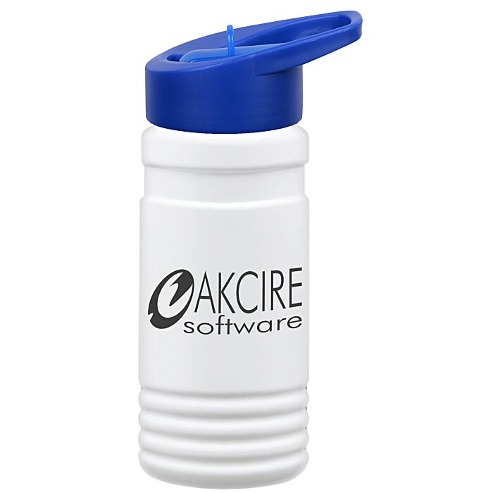 Custom Big Grip Bottle with Flip Straw Lid - 20 oz