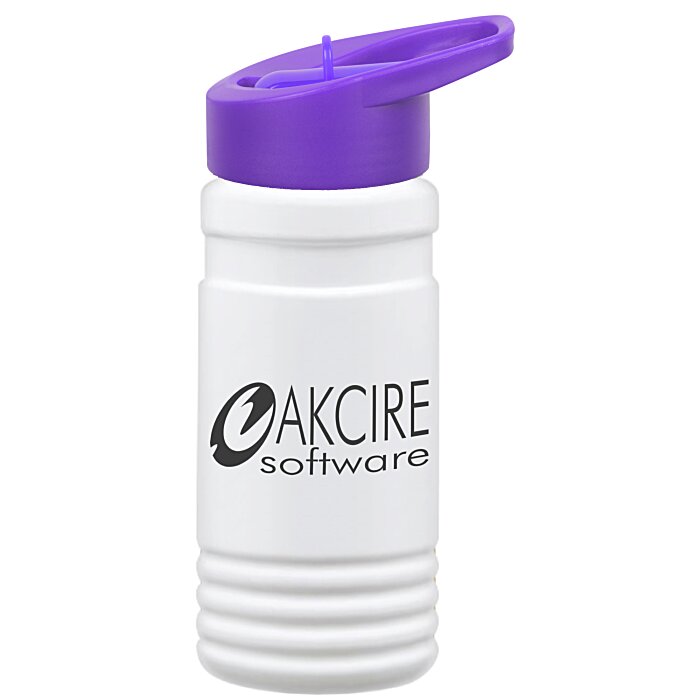 Custom Big Grip Bottle with Flip Straw Lid - 20 oz