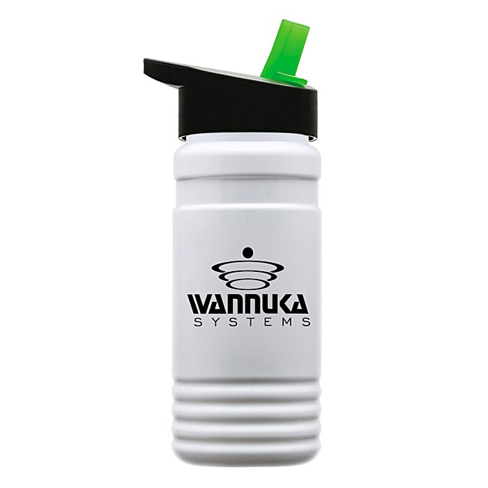 Custom Big Grip Bottle with Two-Tone Flip Straw Lid - 20 oz
