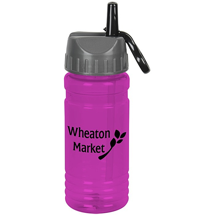 Custom Big Grip Bottle with Sport Lid - 20 oz