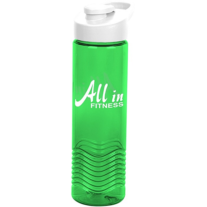 Custom Twist Water Bottle with Flip Carry Lid - 24 oz