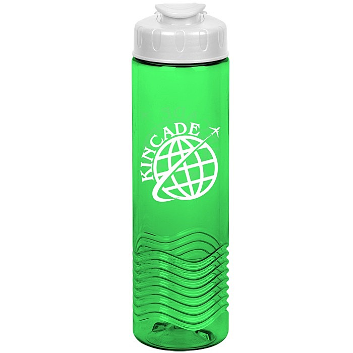 Custom Twist Water Bottle with Flip Lid - 24 oz