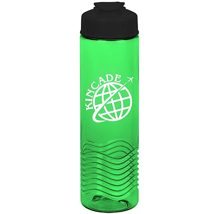 Custom Twist Water Bottle with Flip Lid - 24 oz