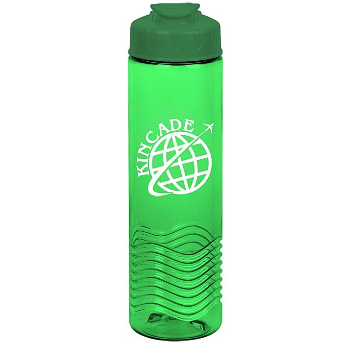 Custom Twist Water Bottle with Flip Lid - 24 oz