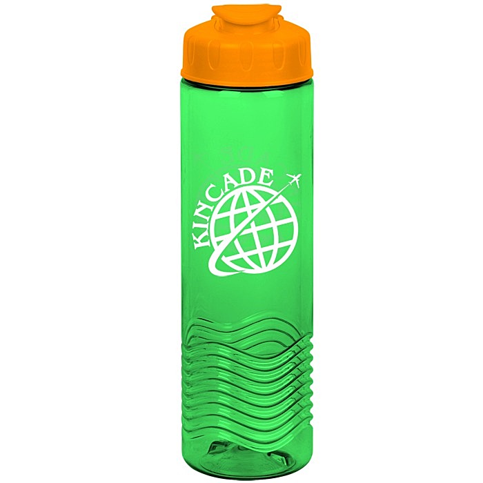 Custom Twist Water Bottle with Flip Lid - 24 oz