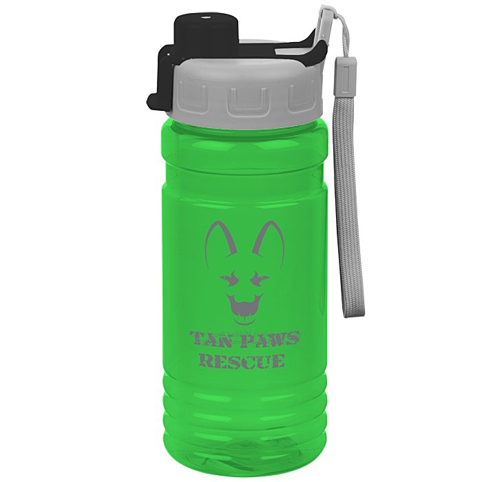 Custom Big Grip Bottle with Quick Snap Lid - 20 oz