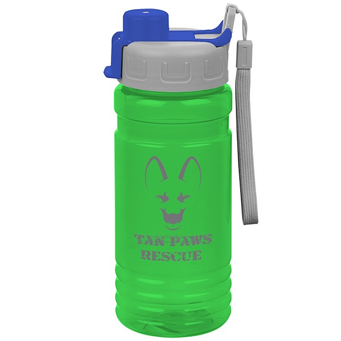 Custom Big Grip Bottle with Quick Snap Lid - 20 oz