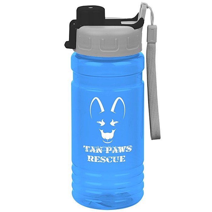 Custom Big Grip Bottle with Quick Snap Lid - 20 oz