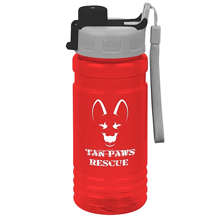 Custom Big Grip Bottle with Quick Snap Lid - 20 oz