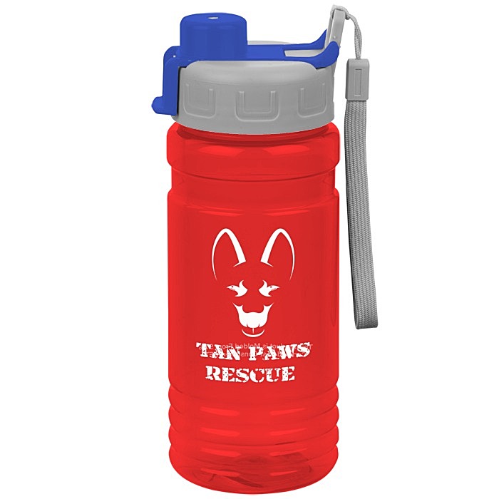 Custom Big Grip Bottle with Quick Snap Lid - 20 oz