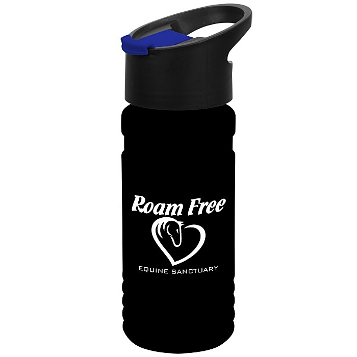 Custom Big Grip Bottle with Pop Sip Lid - 20 oz