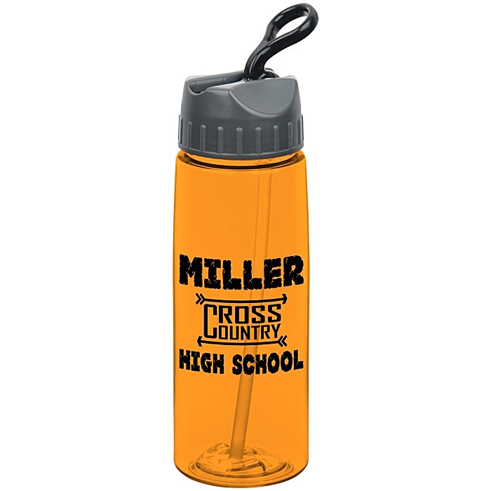 Custom Flair Bottle with Sport Lid - 26 oz