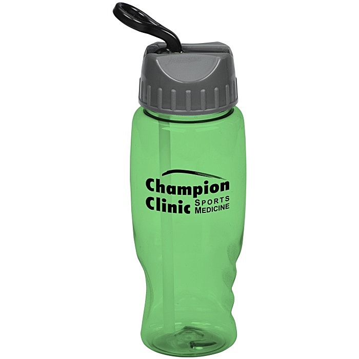 Custom Comfort Grip Bottle with Sport Lid - 27 oz
