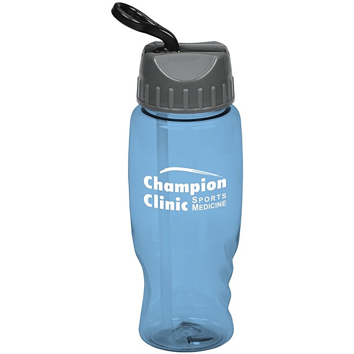 Custom Comfort Grip Bottle with Sport Lid - 27 oz