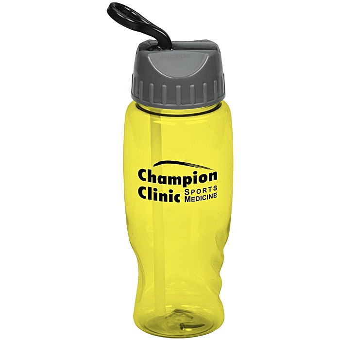Custom Comfort Grip Bottle with Sport Lid - 27 oz
