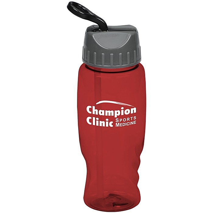 Custom Comfort Grip Bottle with Sport Lid - 27 oz