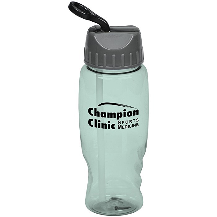 Custom Comfort Grip Bottle with Sport Lid - 27 oz