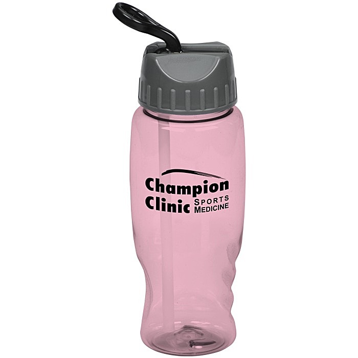 Custom Comfort Grip Bottle with Sport Lid - 27 oz