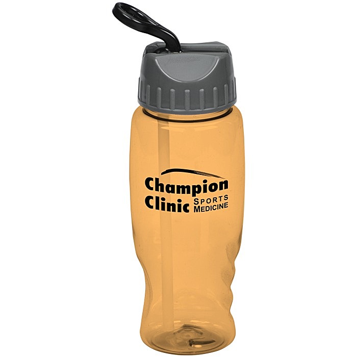 Custom Comfort Grip Bottle with Sport Lid - 27 oz
