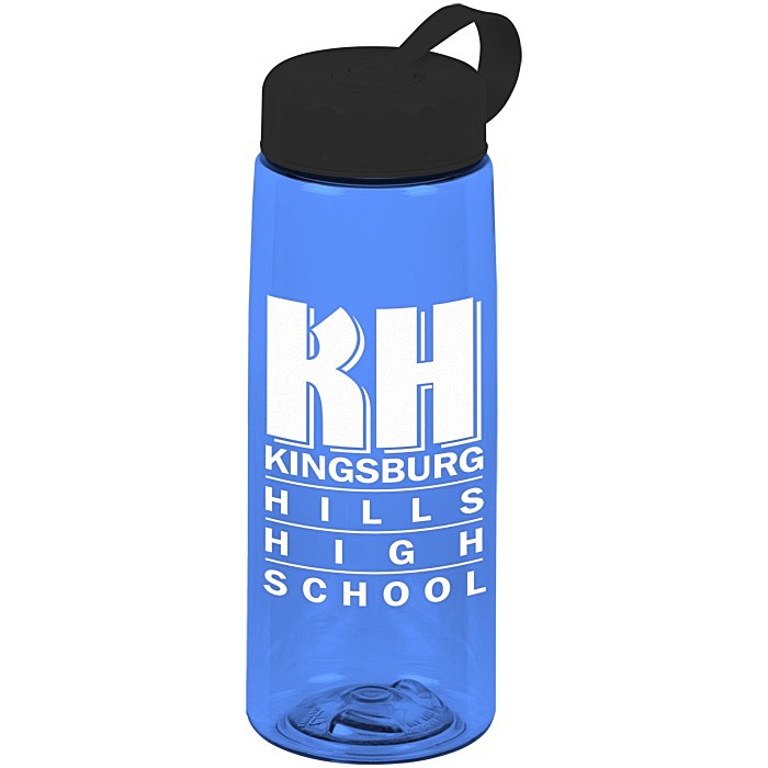 Custom Flair Bottle with Tethered Lid - 26 oz