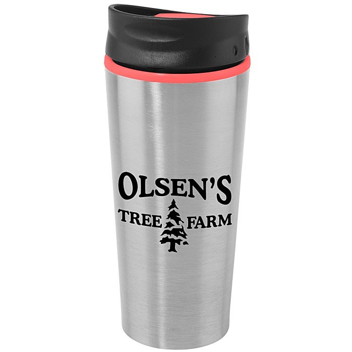 Custom Simple Stainless Tumbler - 15 oz - 24 hr