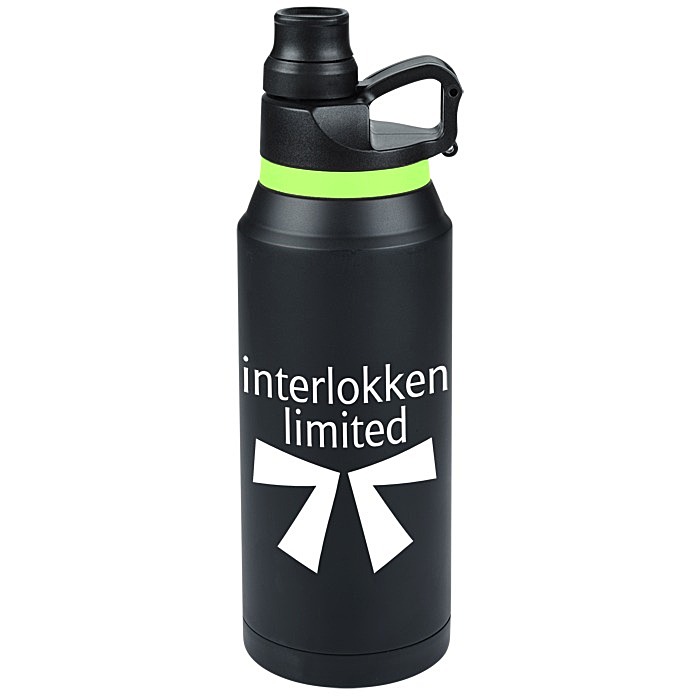 Custom Sahara Stainless Vacuum Bottle - 32 oz - 24 hr