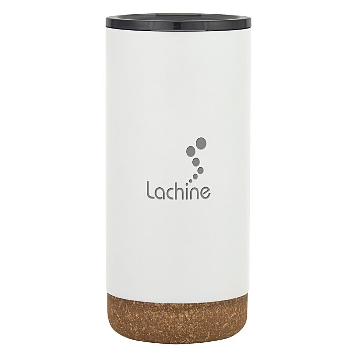 Custom Wellington Vacuum Tumbler with Cork Bottom - 16 oz - Laser Engraved