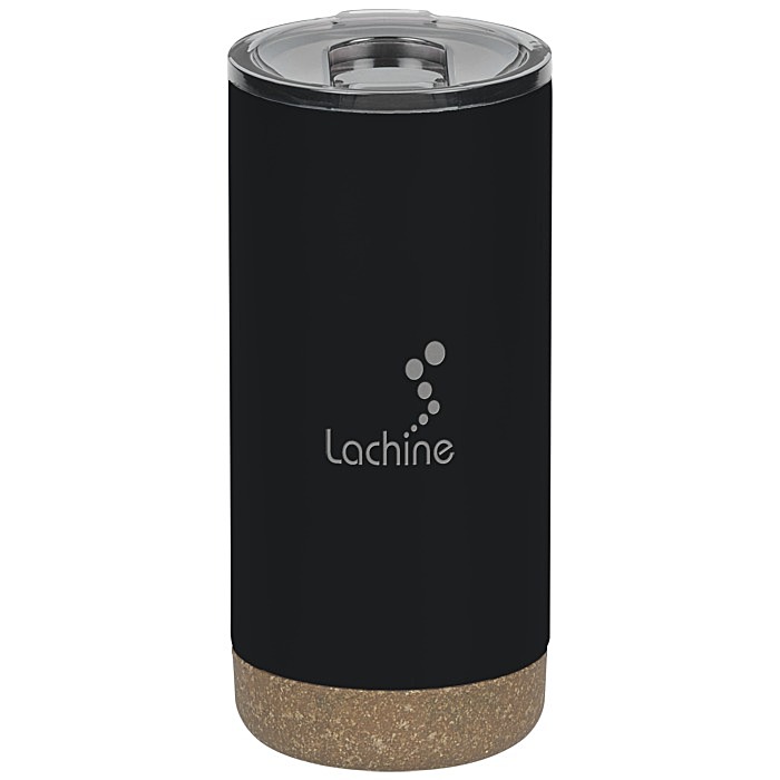 Custom Wellington Vacuum Tumbler with Cork Bottom - 16 oz - Laser Engraved
