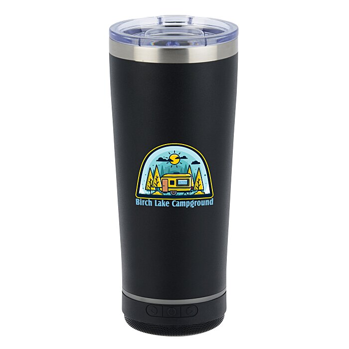 Custom Bluetooth Speaker Vacuum Tumbler - 18 oz