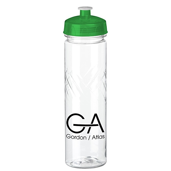 Custom Refresh Edge Water Bottle - 24 oz - Clear