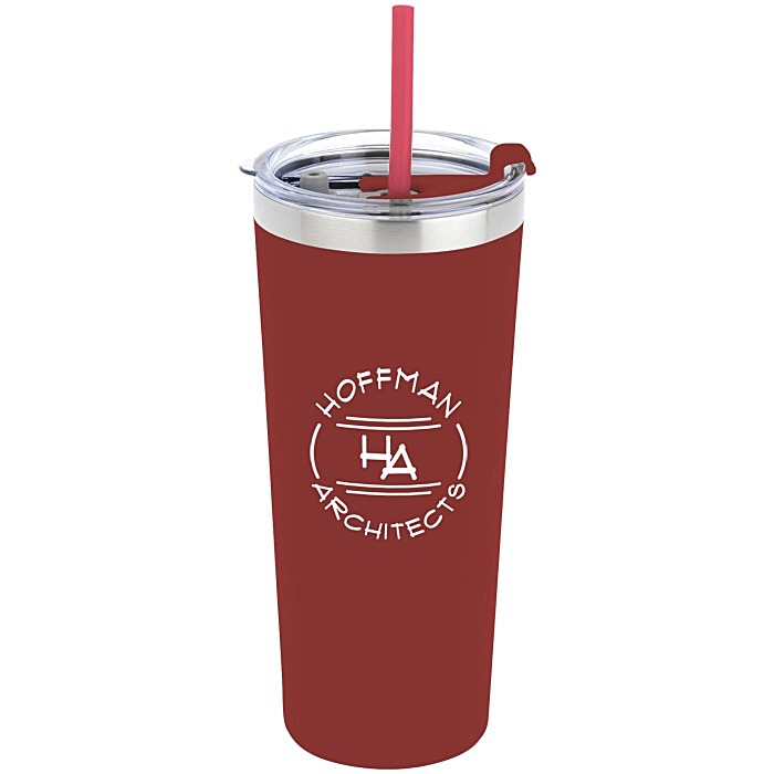Custom Colma Vacuum Tumbler with Straw - 22 oz - Colours