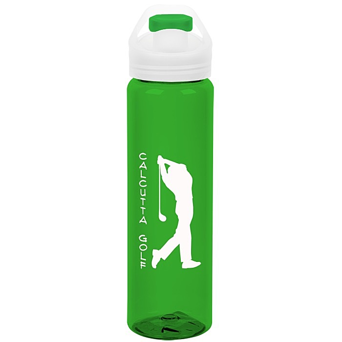 Custom Flip Out Sport Bottle with Flip Lid - 24 oz