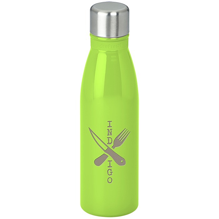 Custom Refresh Mayon Vacuum Bottle - 18 oz - Laser Engraved