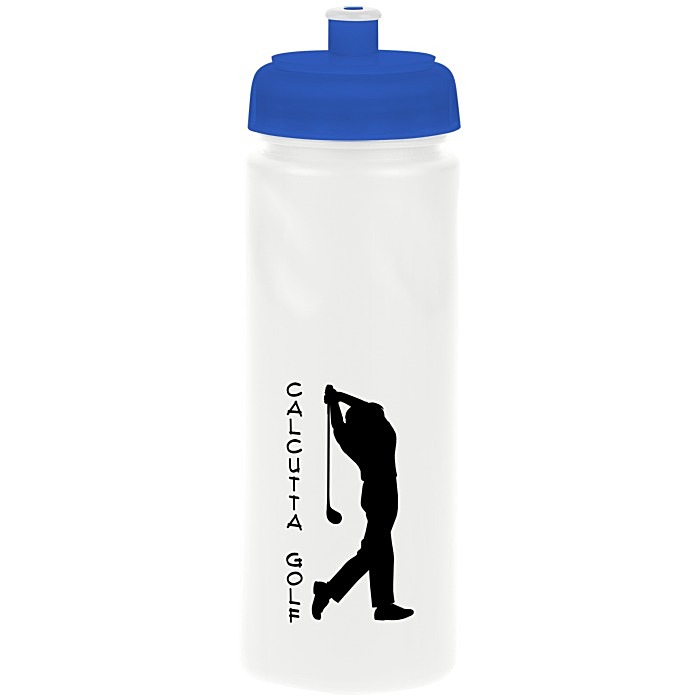 Custom Cycle Bottle with Push Pull Lid - 22 oz.