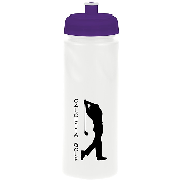 Custom Cycle Bottle with Push Pull Lid - 22 oz.
