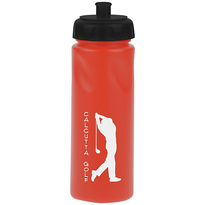 Custom Cycle Bottle with Push Pull Lid - 22 oz.