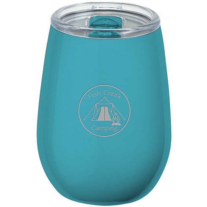 Custom Refresh Vacuum Wine Tumbler - 10 oz - Laser Engraved