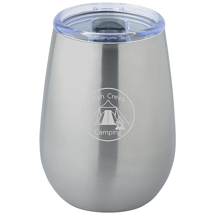 Custom Refresh Vacuum Wine Tumbler - 10 oz - Laser Engraved