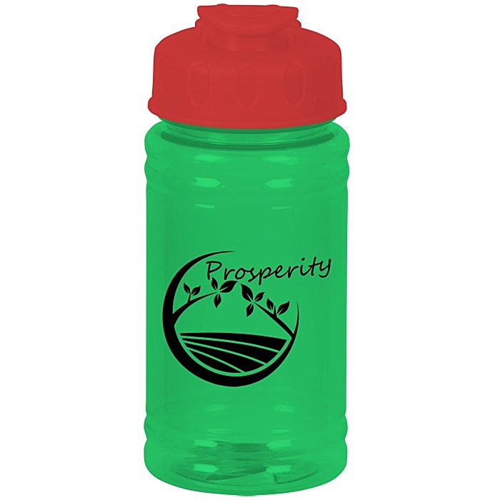 Custom Breaker Bottle with Flip Lid - 16 oz