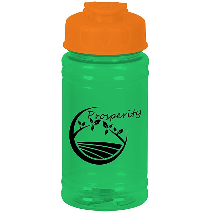 Custom Breaker Bottle with Flip Lid - 16 oz