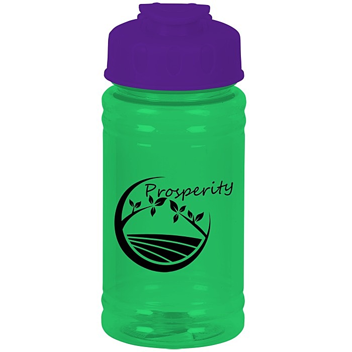 Custom Breaker Bottle with Flip Lid - 16 oz
