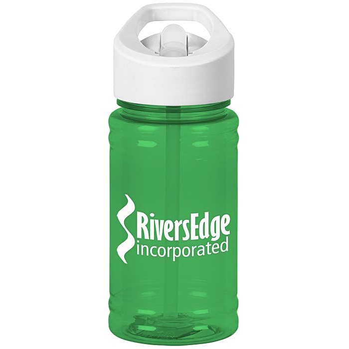 Custom Breaker Bottle with Flip Straw Lid - 16 oz