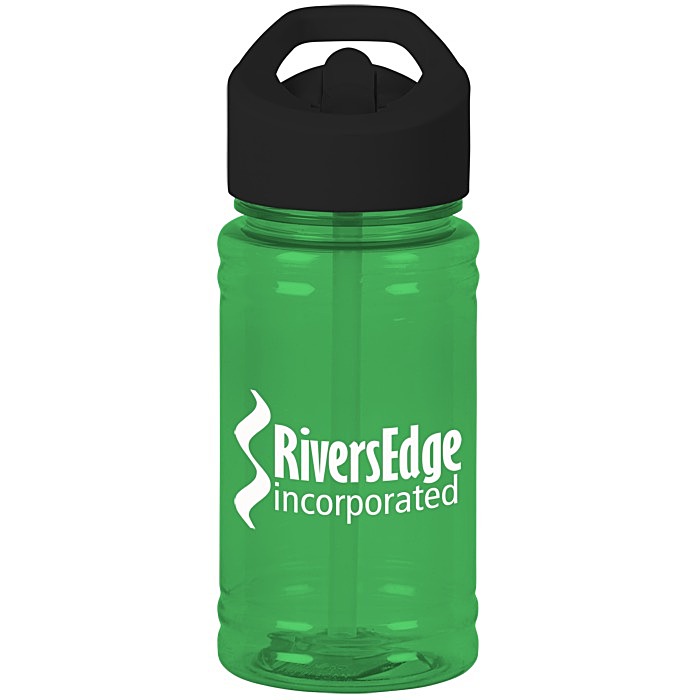 Custom Breaker Bottle with Flip Straw Lid - 16 oz