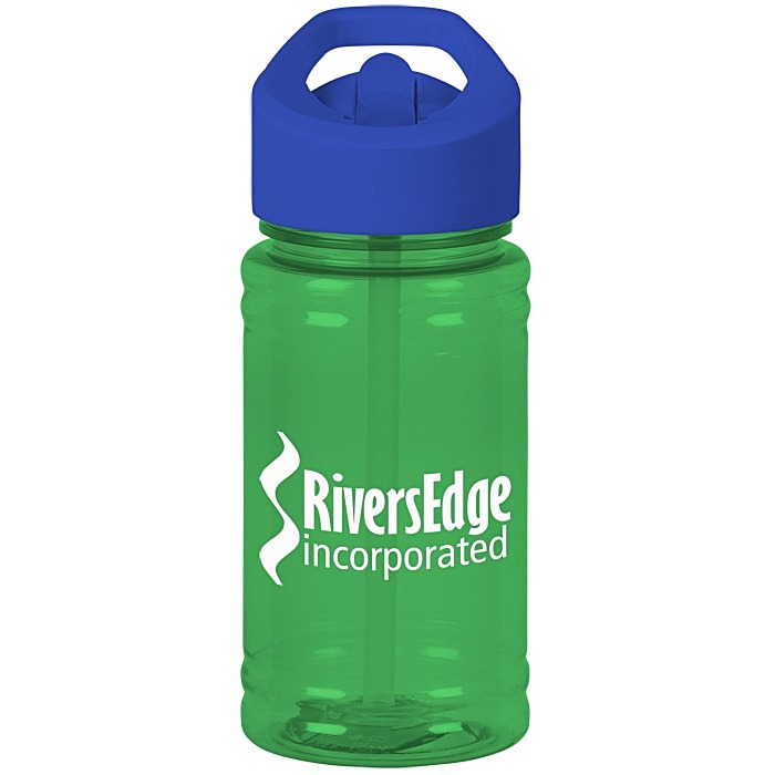 Custom Breaker Bottle with Flip Straw Lid - 16 oz